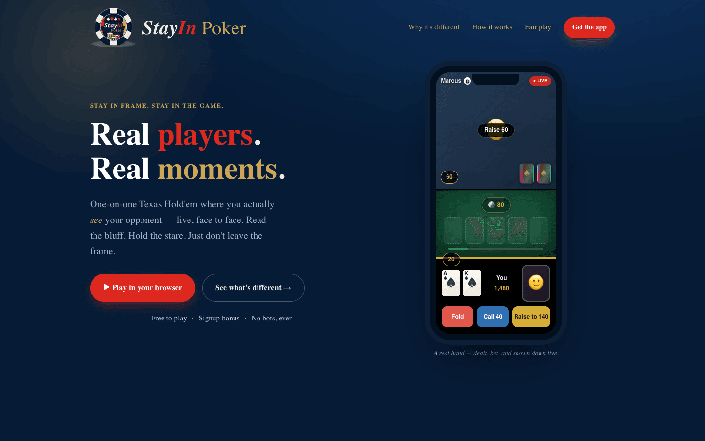 StayIn Poker screenshot